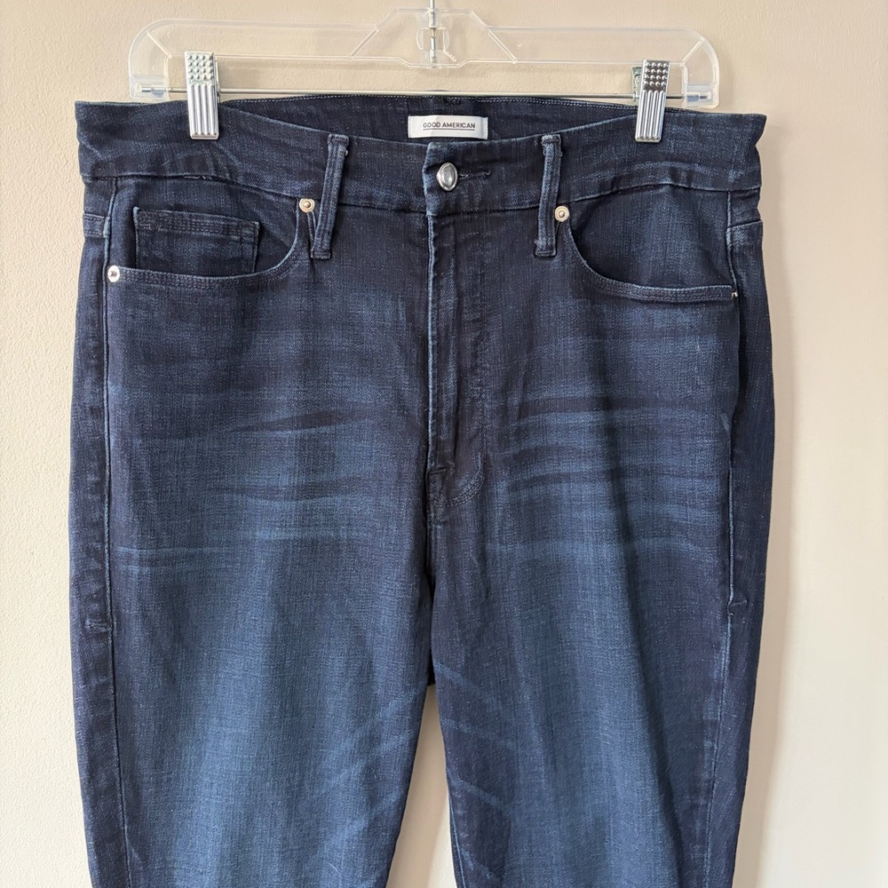 Kut From The Kloth Bootcut Mid Rise Flare Medium Wash Stretch Denim Jeans 16W - Picture 4 of 10